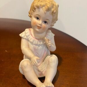 Vintage Porcelain Baby Figurine